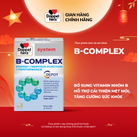 Viên uống Vitamin nhóm B Doppelherz B-Complex bổ sung năng lượng cải thiện mệt mỏi tăng cường sức khỏe (Hộp 30 viên)