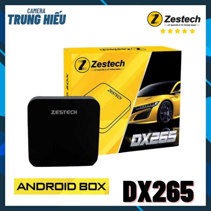 Android Box Zestech DX265 dành cho Ô Tô -  Tặng Sim 4G, Vietmap bản quyền, Phần mềm giọng nói Kiki