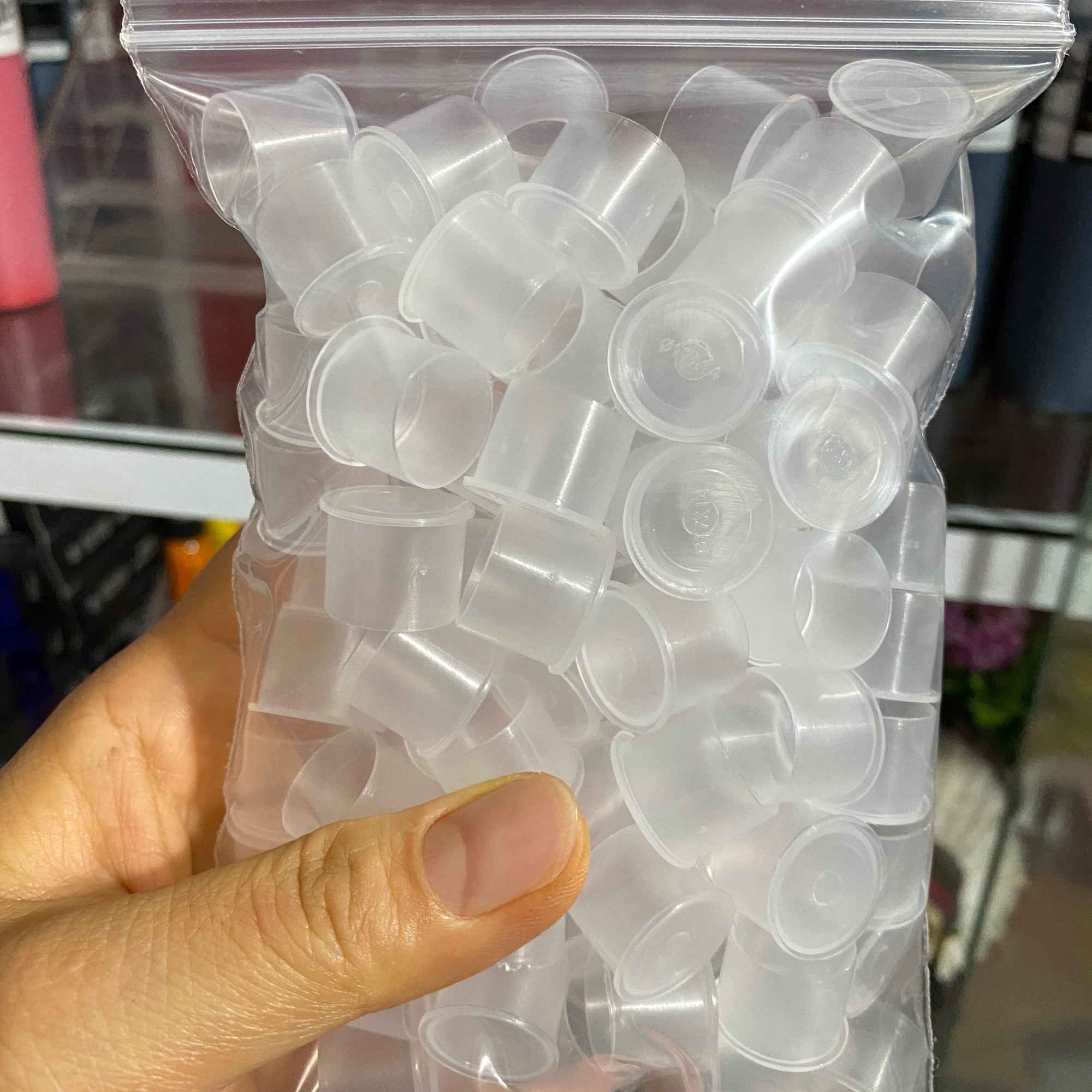 100 Hũ Nhựa Có Đế Size 17/14
