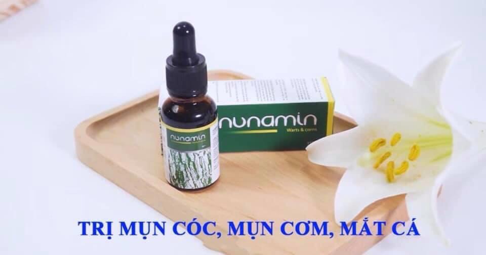 Tinh Chất Nunamin Đánh Bay Mụn Cóc Mụn Thịt chai chân 15ml Hiệu Quả