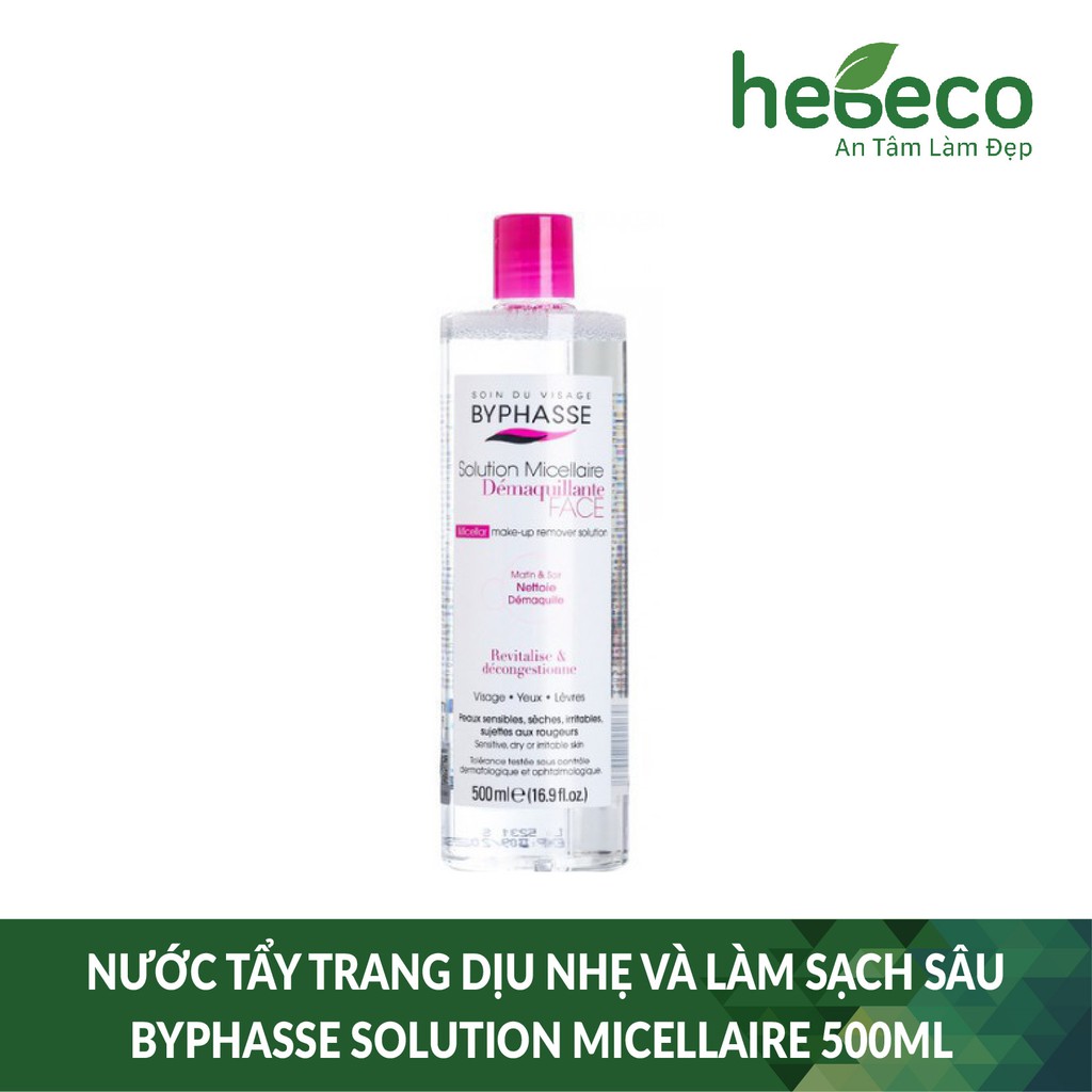 Nước Tẩy Trang Dịu Nhẹ Và Làm Sạch Sâu Byphasse Solution Micellaire 500Ml - Hàn Quốc Cam Kết Hàng Đúng Mô Tả Chất Lượng Đảm Bảo An Toàn Đến Sức Khỏe Người Sử Dụng