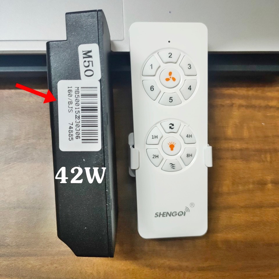 Bộ Điều Khiển Quạt Trần 6 Số DcSử Dụng Cho Các Loại Quạt Có Đèn Và Không Đèn Loại Động Cơ Dc 35W42W5