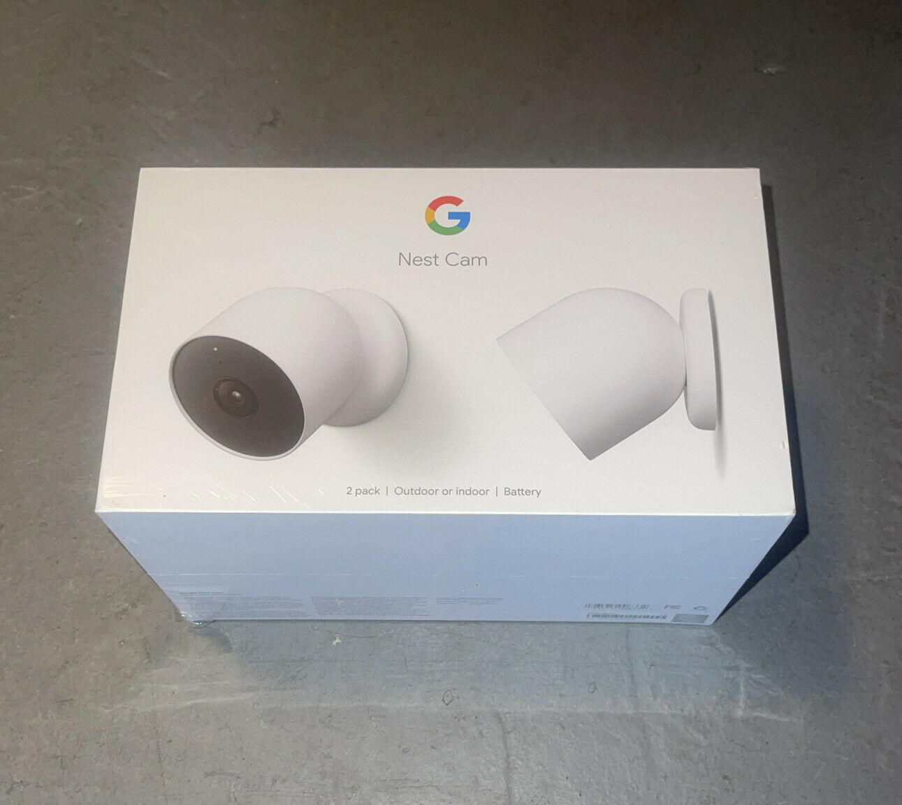 Camera giám sát cao cấp Google Nest Cam 1080p (Gói 2 camera) wifi trong nhà/ ngoài trời tích hợp pin