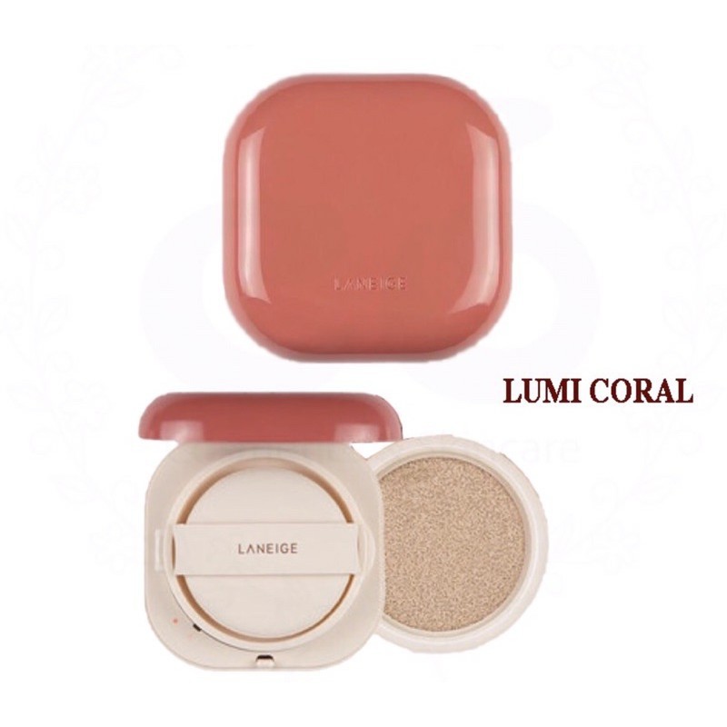 [Hcm][100% Auth] Phấn Nước Laniege Lumi Coral Neo Cushion Matte Tone 21N - K&Egravem L&Otildei Refill