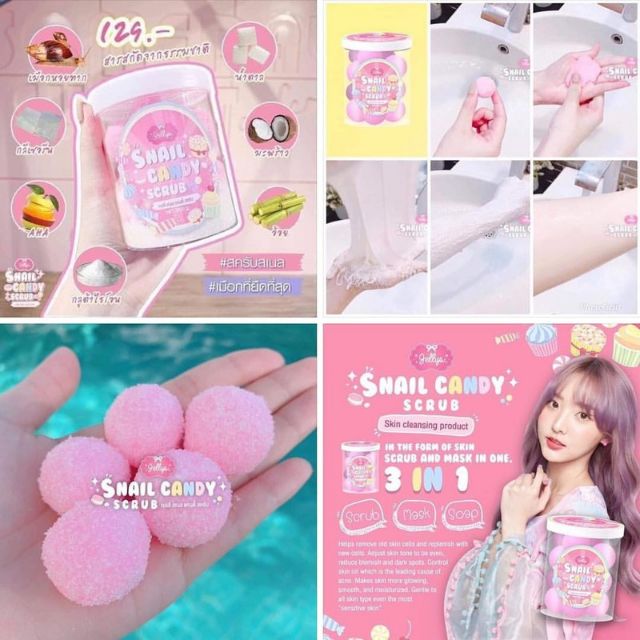 Nail Candy Scrub Họ Gọi Nó Là " Viên Kẹo " Làm Trắng Da .