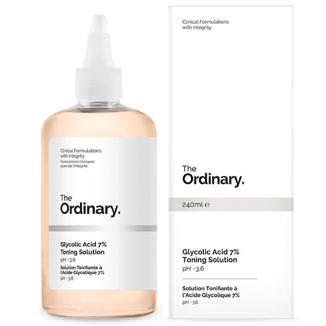 Toner The Odinary Glycolic Acid 7% Toning Solution 240Ml - Toner Tẩy Da Chết - Sạch Mụn - Sáng Da - Mờ Thâm