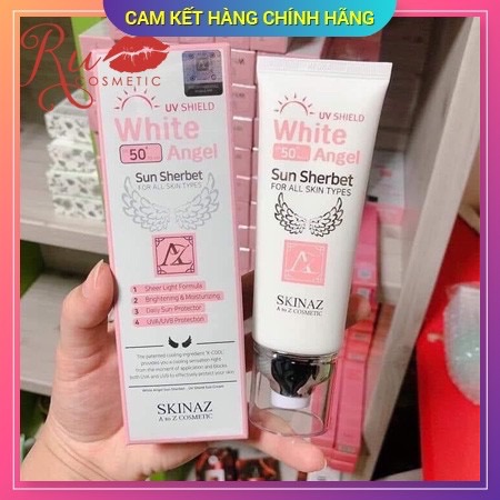 [Chính Hãng] Mẫu mới 2020 - Kem chống nắng cao cấp Whi.te Ang.el Skin. az