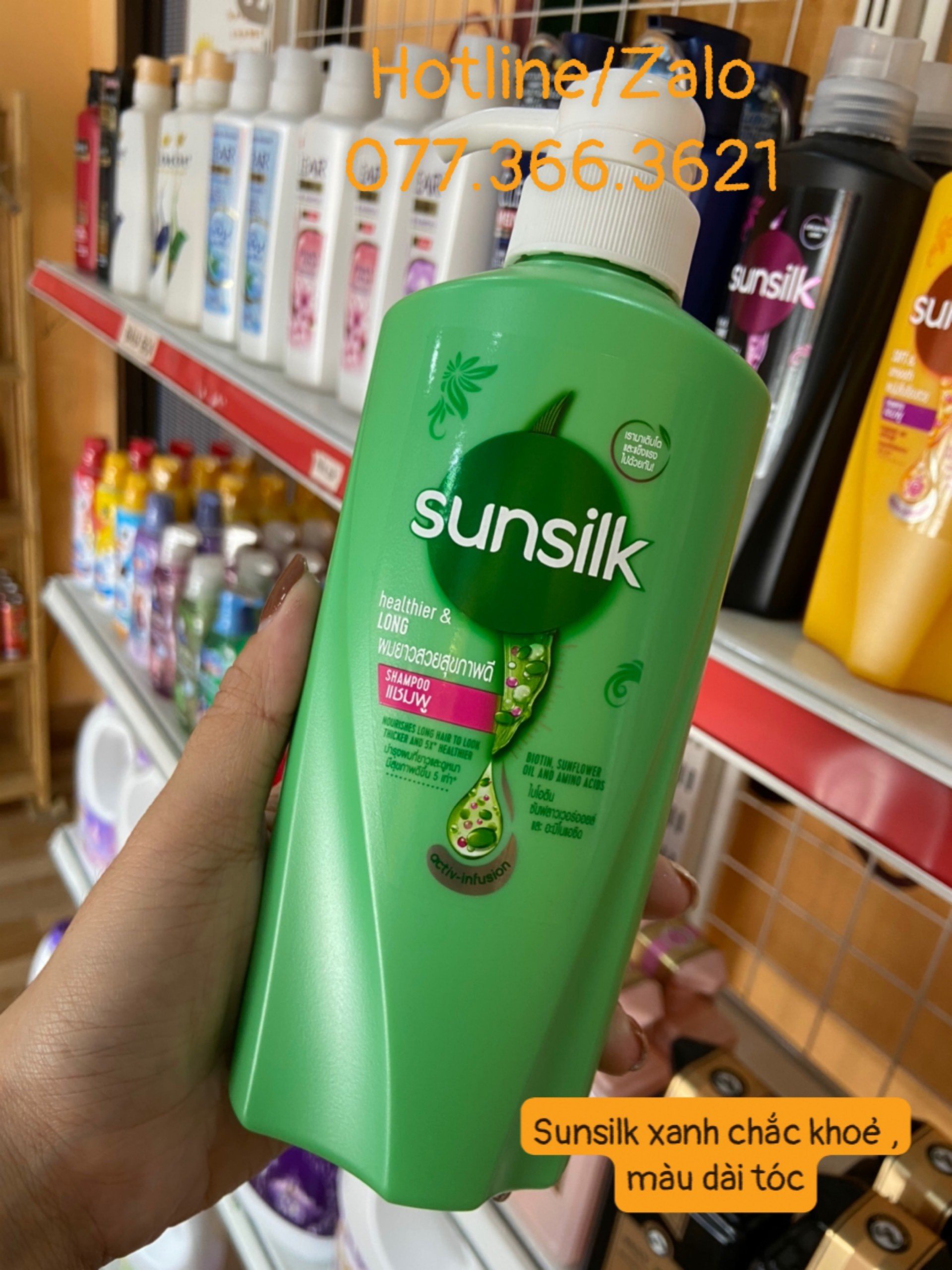 ( ĐỌC KĨ MÔ TẢ ) DẦU GỘI ĐẦU SUNSILK THÁI LAN MÀU XANH - DẦU GỘI ĐẦU SUNSILK CHÍNH HÃNG THÁI LAN MAR