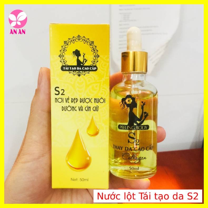 Nước lột Tái tạo Cao cấp S2 50ml - Nước lột lạnh trắng da S2 - Hàng chính hãng