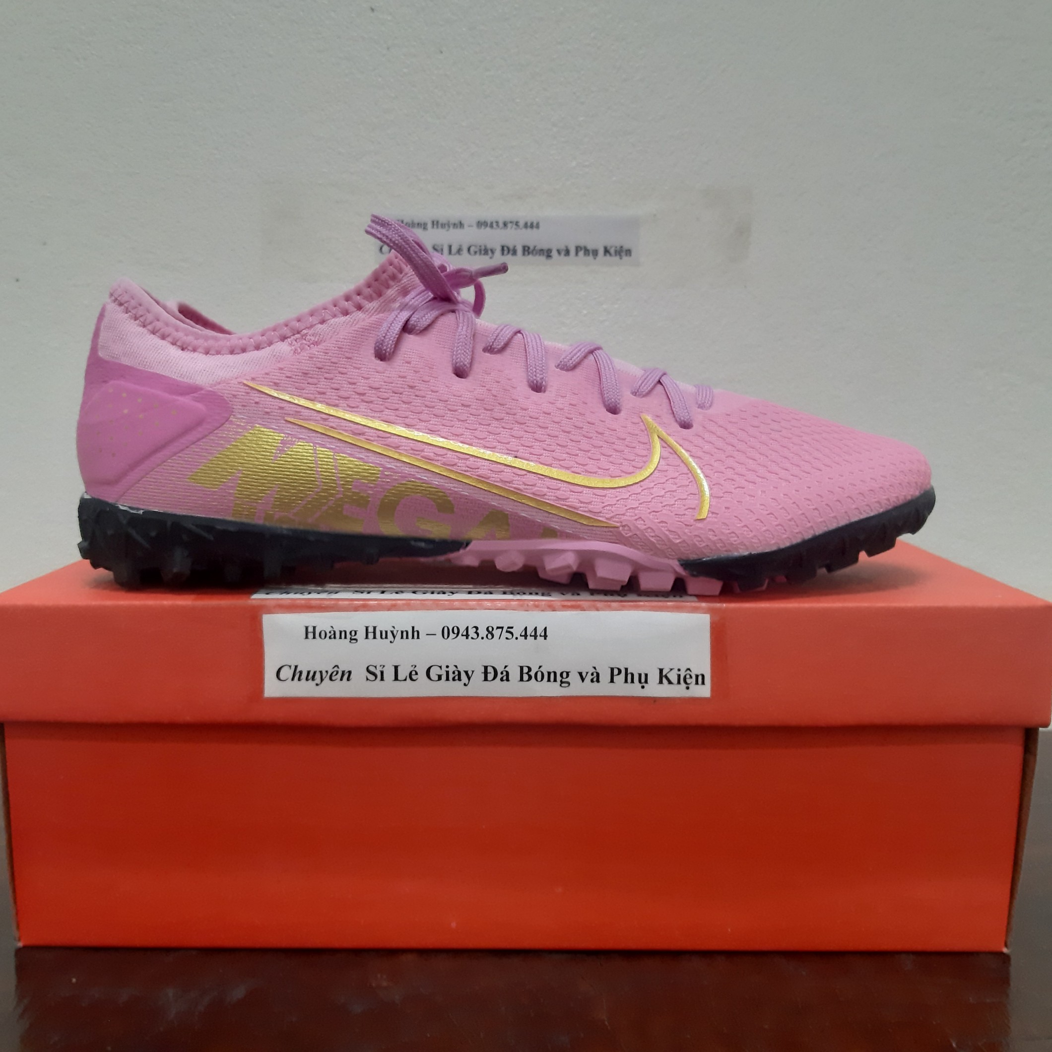 Giày đá bóng TQ Nike Vapor 13 Pro TF Hồng Phấn