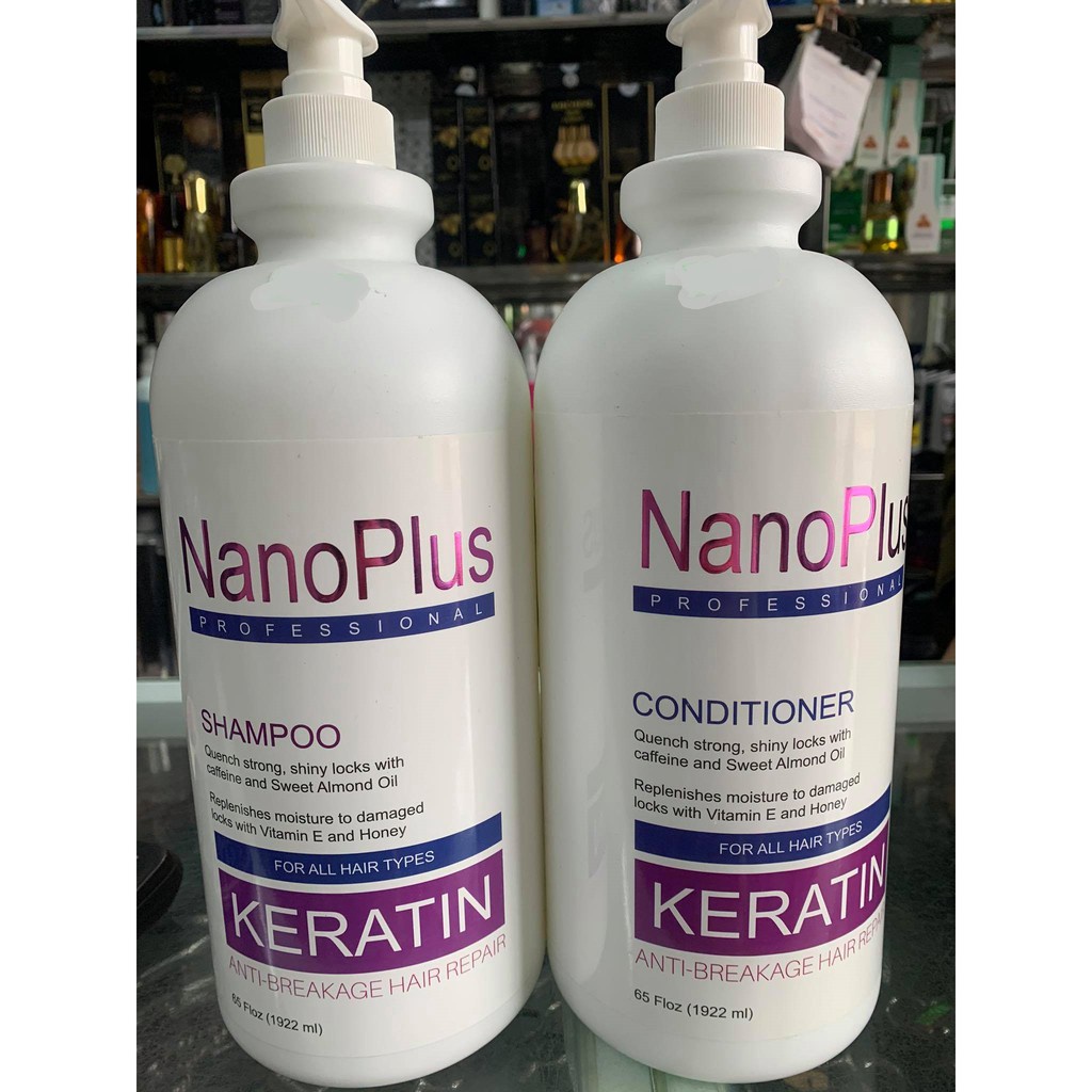 Cặp Dầu Gội Xả Siêu Thơm Siêu Mượt Tóc Nano PLus Collagen 2000ml