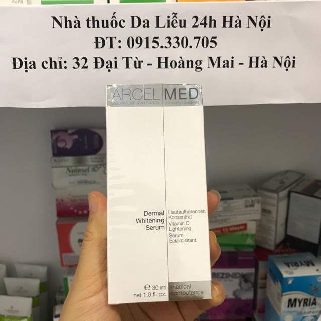 Arcel Med Dermal Whitening Serum Tinh Chất Trắng Da Mờ Nám