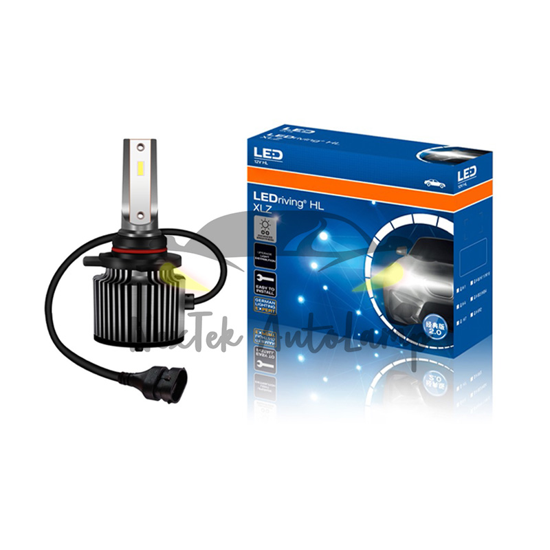 For OSRAM XLZ Classic 2.0 LED H1 H4 H7 H8 H11 H16 HB3 HB4 HIR2 27W 6000K Đèn pha xe trắng Đèn pha xa