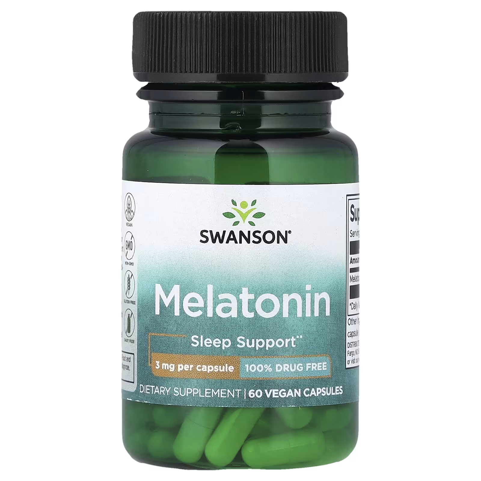 Swanson 5-HTP (50mg) & Melatonin (3mg). Hỗ trợ giấc ngủ | 5htp 100mg | melatonin 0.5mg / 1mg / 3mg