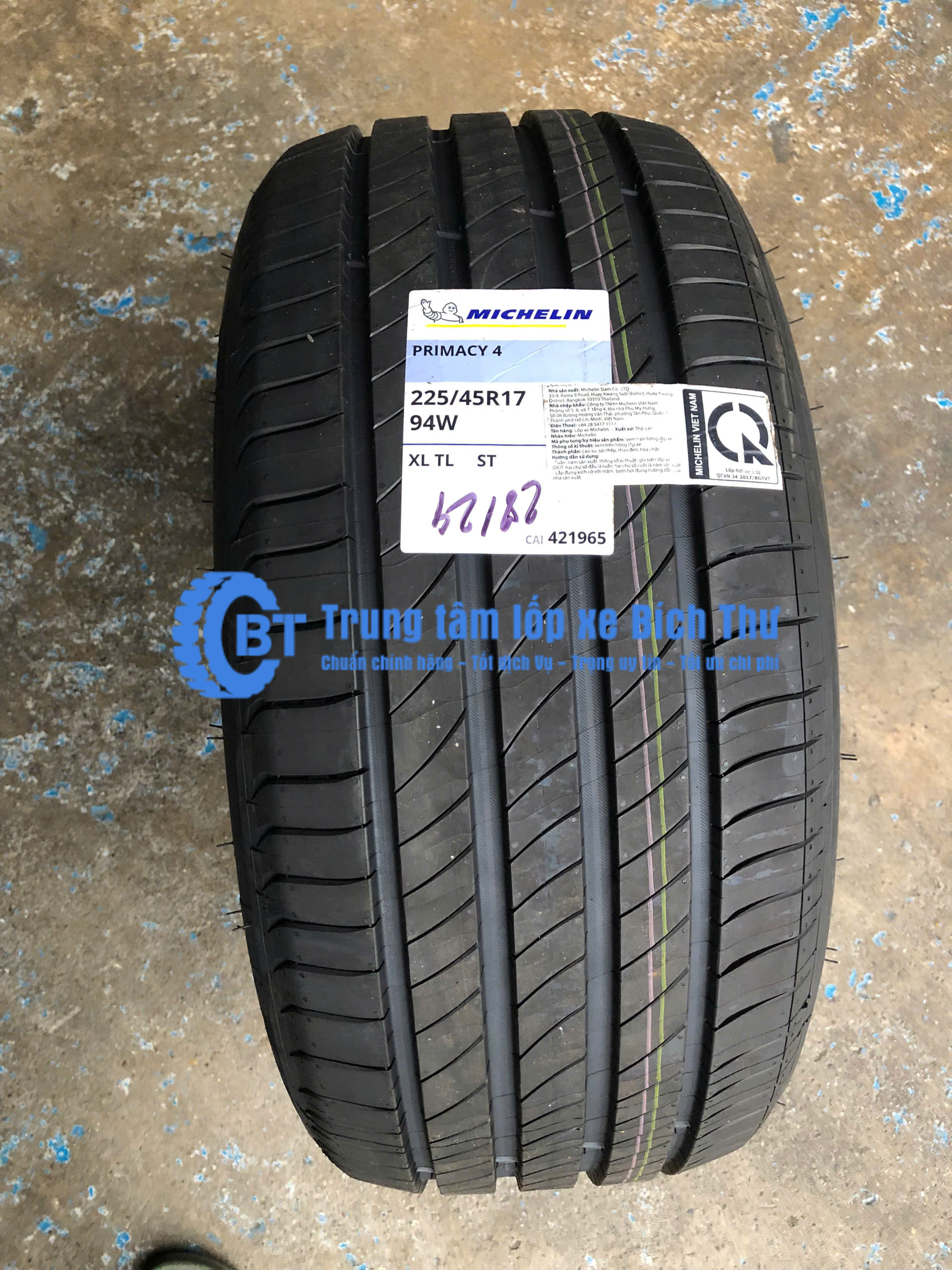 Lốp Michelin 225/45R17 Primacy 4st