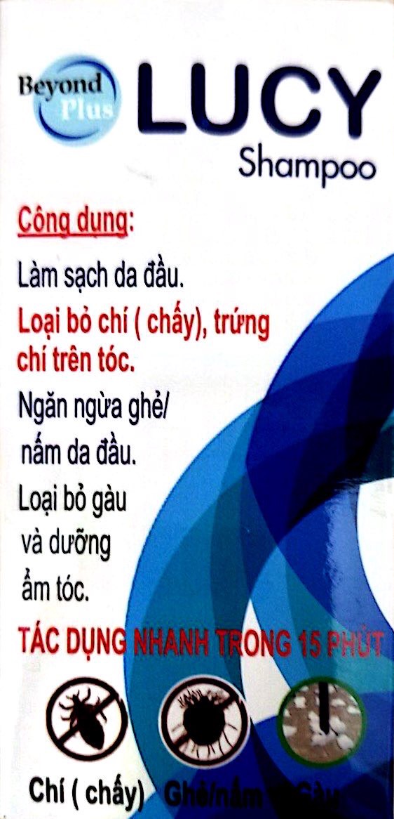 [Hcm][Chính Hãng] Dầu Gội Lucy Làm Sạch Chí Trứng Chí Và Ngừa Viêm Ghẻ Da Đầu 30Ml/Chai