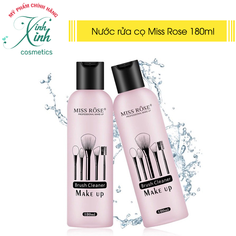 [Hcm]Nước Rửa Cọ Trang Điểm Mút Tán Miss Rose Nrc062