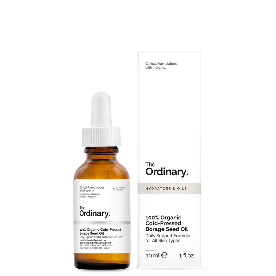 [Hcm]Tinh Dầu Dưỡng The Ordinary 100% Organic Cold - Pressed Borage Seed Oil 30Ml