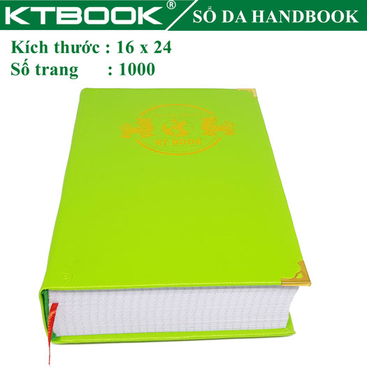 Sổ Handbook Bìa Da Dày 1000 trang cao cấp