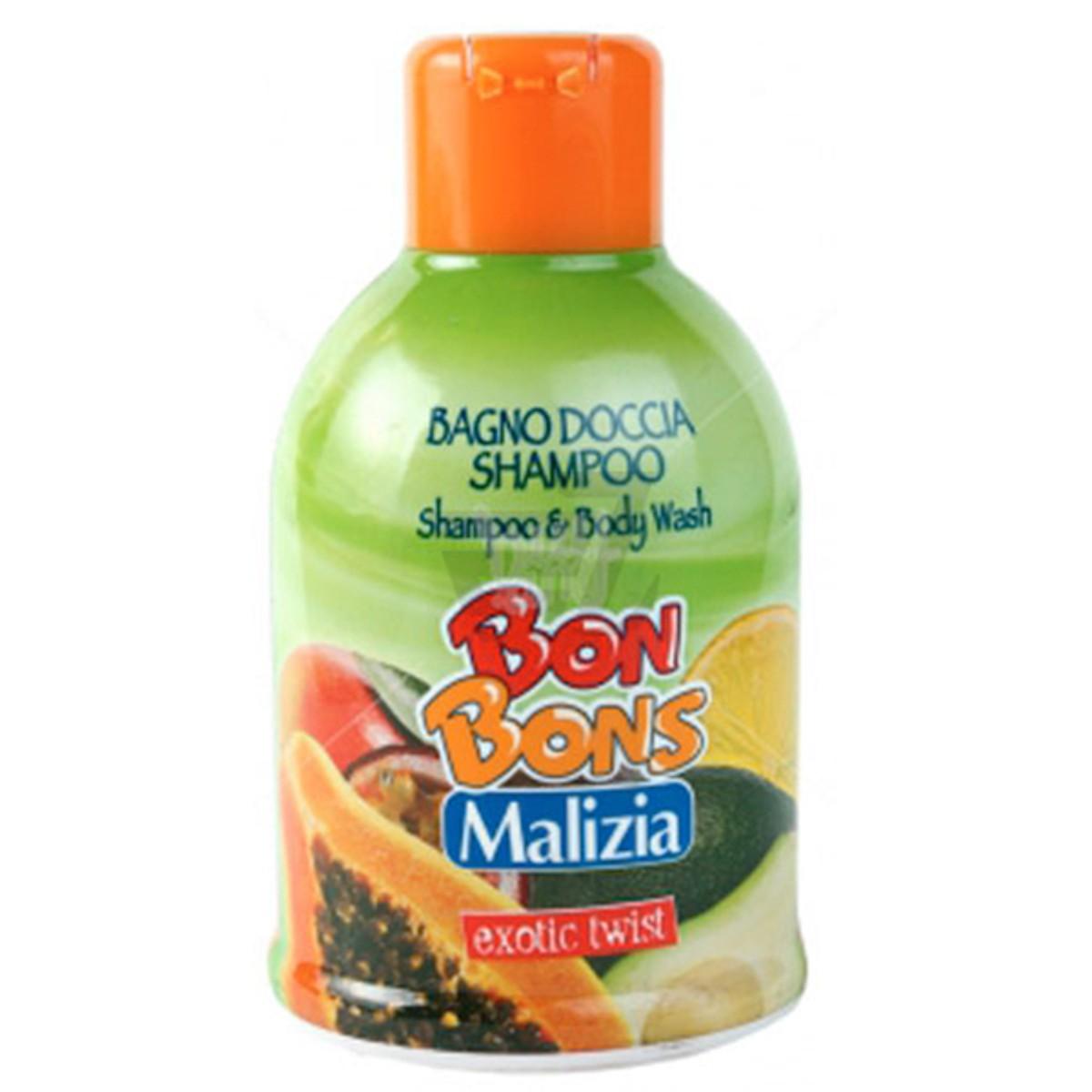 Sữa Tắm/Gội Malizia Bon Bons Hương Trái Cây Tổng Hợp Cao Cấp Italy 500Ml