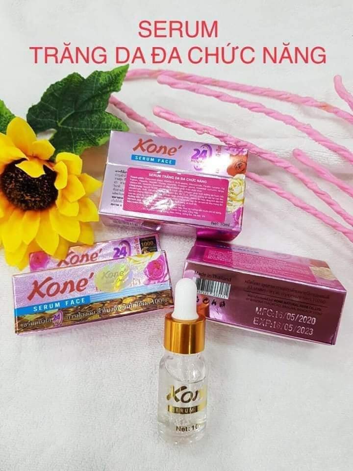 (Chính Hãng Kone Thái Lan 100% - Miễn Ship) Serum Dưỡng Trắng Da Kone Thái Lan Đa Năng Tinh Chất Dưỡng Trắng Da Kone Với Chiết Xuất Từ Quả Nho Đen Giống Nho Của Ý Kết Hợp Với Trà Xanh Giúp Trẻ Hoá Da Dưỡng Ẩm Se Khít Lỗ Chân Lông