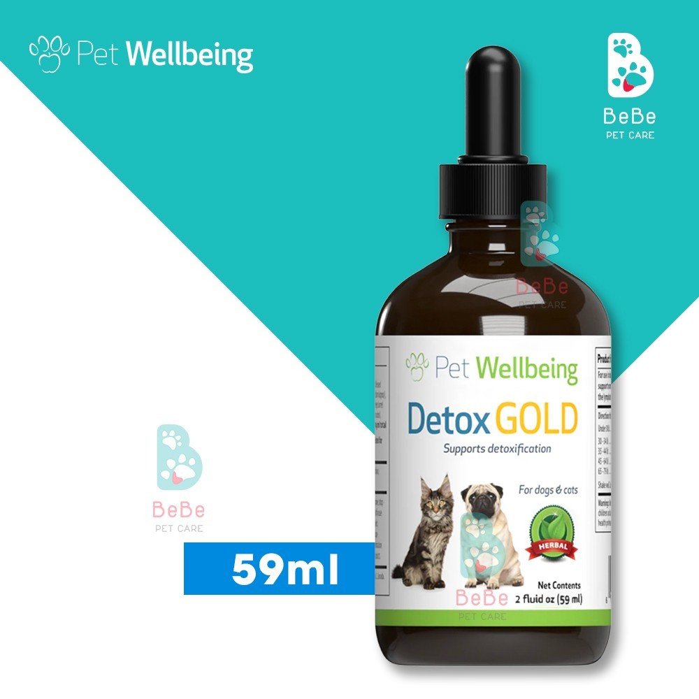 PET WELLBEING BK Detox - Hỗ Trợ Thải Độc & Tăng Miễn Dịch Cho Chó Mèo - Nhập Khẩu Từ Mỹ