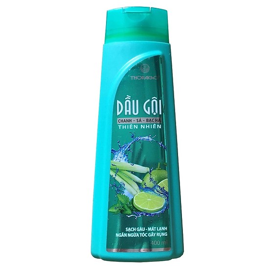 [HCM]Dầu Gội Chanh - Sả - Bạc Hà Thorakao 400ml