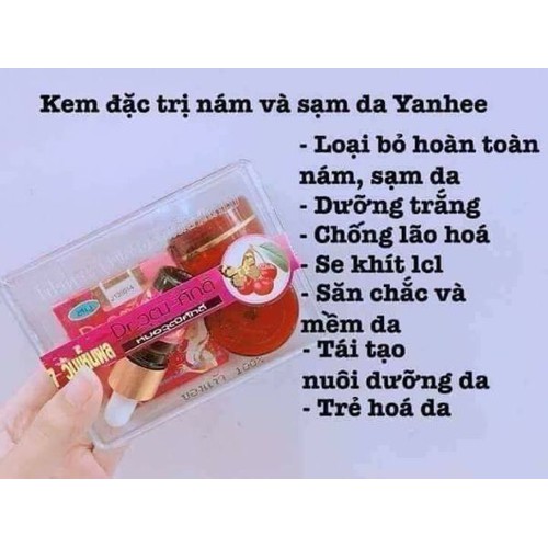 Bộ Nám Sam Da Yanhee Thái Lan Màu Đỏ Mang Lại Làn Da Trắng Mịn 618 Đánh Giá