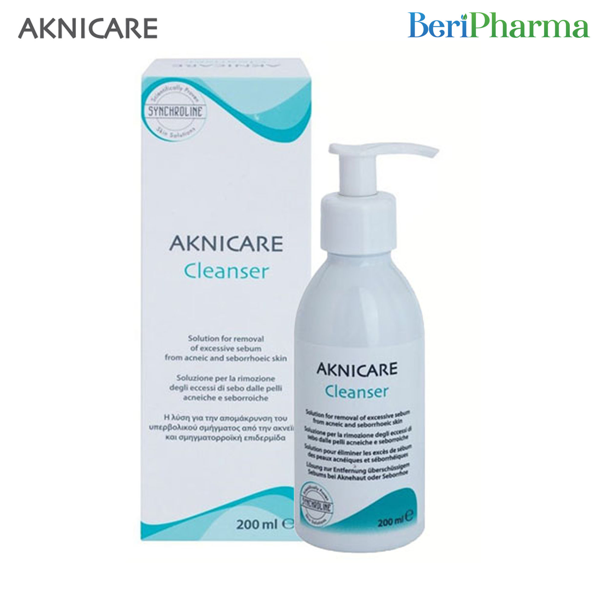 [Hcm]Aknicare Gel Rửa Mặt Cho Da Dầu Mụn Cleanser 200Ml