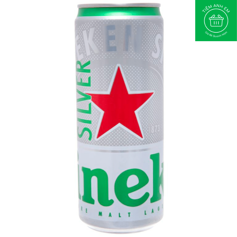 Bia Heineken Silver lon cao 330ml