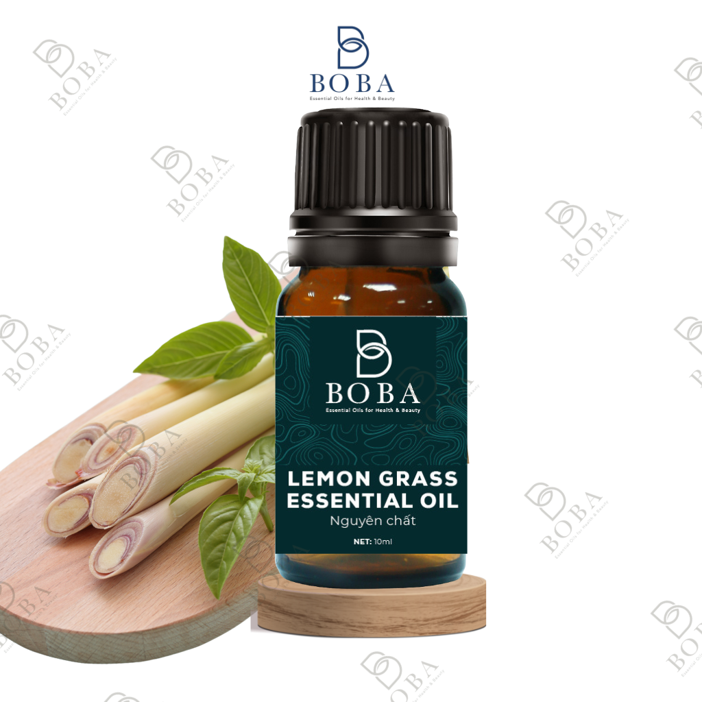 (HCM) Tinh Dầu Sả Chanh Boba Khuếch Tán Hương Thơm Làm Dịu Không Khí Xông Phòng Kiểm Soát mùi Sả Chanh Boba 5ml - bobashop.vn