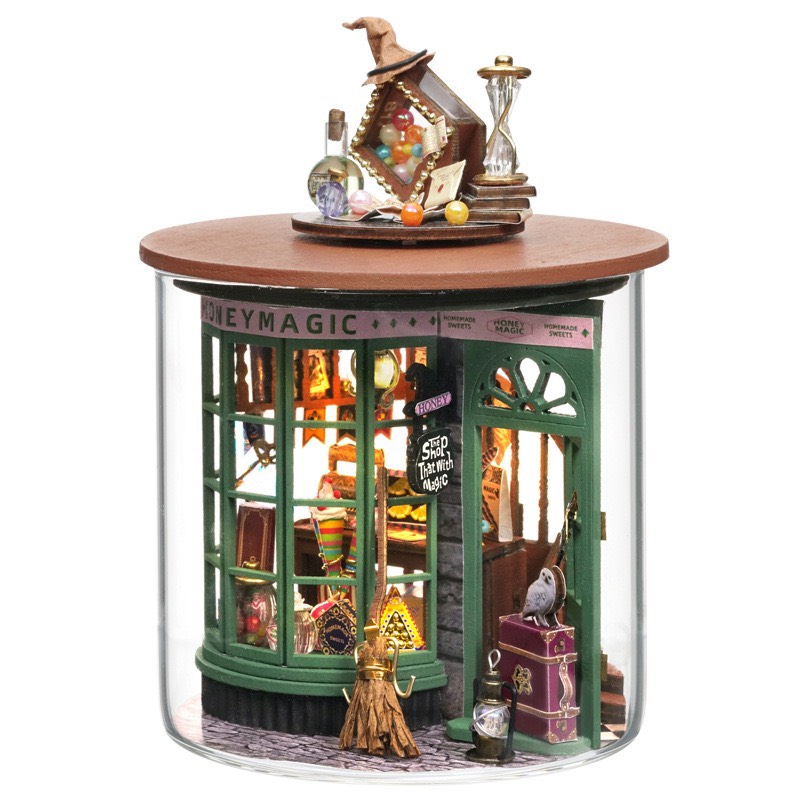 Mô hình nhà búp bê CUTEROOM diy Doll House Miniature Magic House Harry Potter