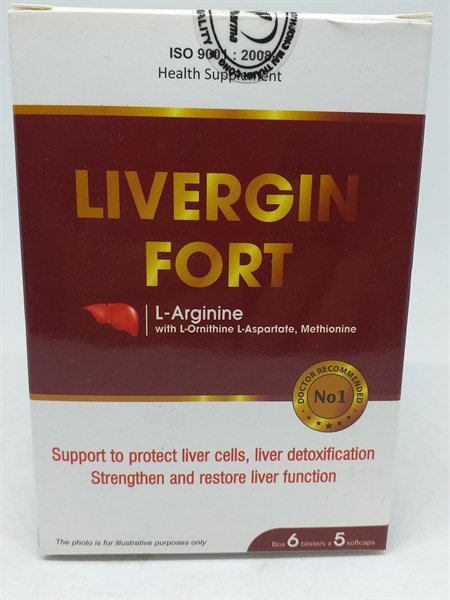 [ SIÊU HIỆU QUẢ] Liệu trình 1 tháng 2 hộp Livergin Fort – Lựa chọn số 1 cho người mắc bệnh gan Giúp bồi bổ cơ thể hỗ trợ bảo vệ tế bào gan giúp tăng cường và hồi phục chức năng gan