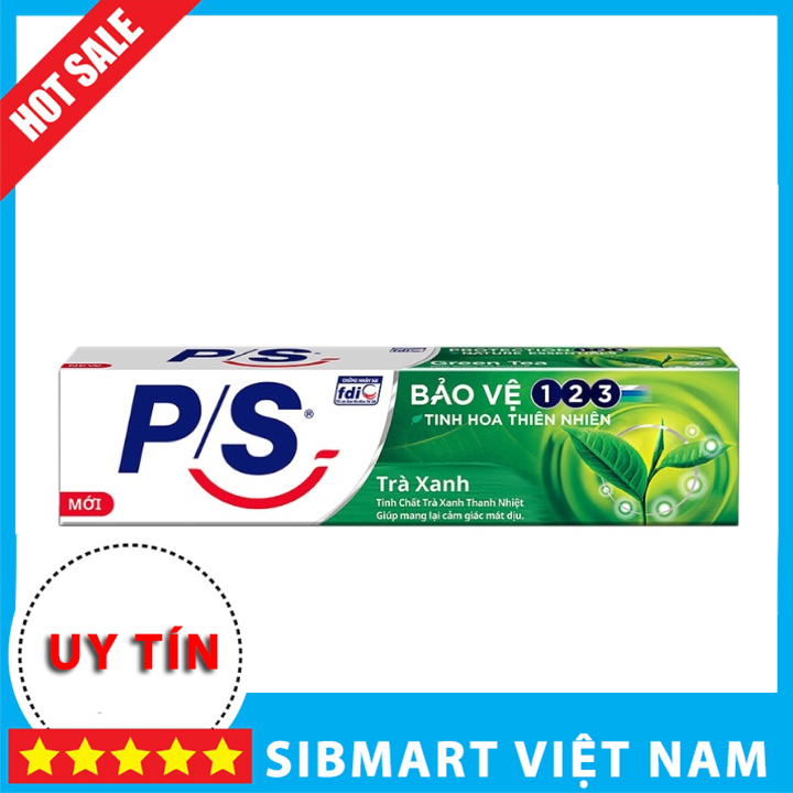 Kem Đánh Răng P/S Trà Xanh Chắc Khoẻ 240G - Sibmart Việt Nam - Sc0106