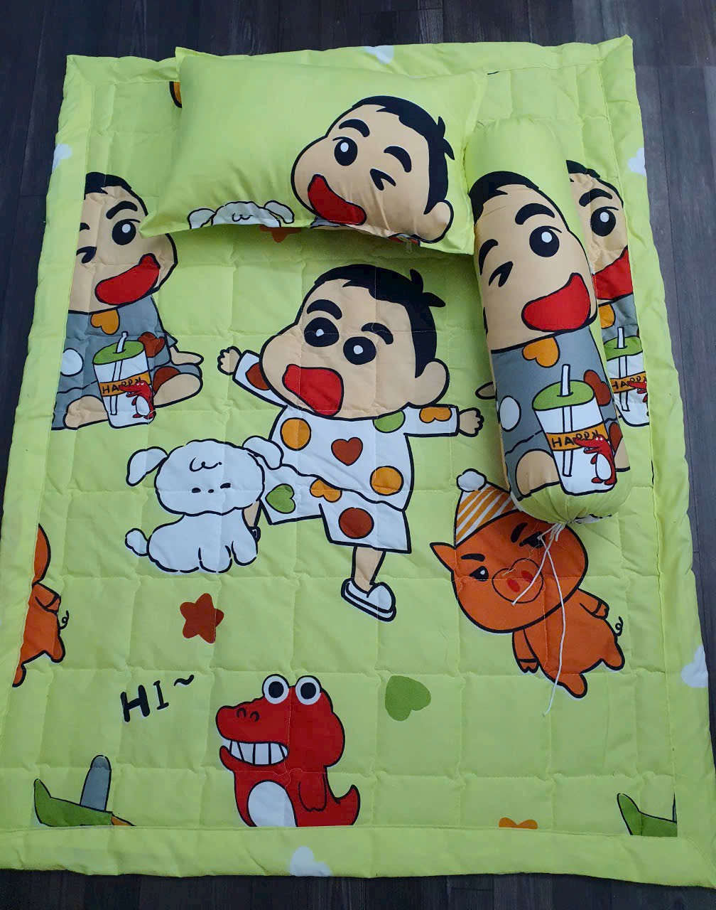 [Giá sỉ] Bộ chăn mền gối nằm gối ôm mẫu Siêu Nhân Người Nhện cho bé đi học mầm non tiểu học hoạt hìn