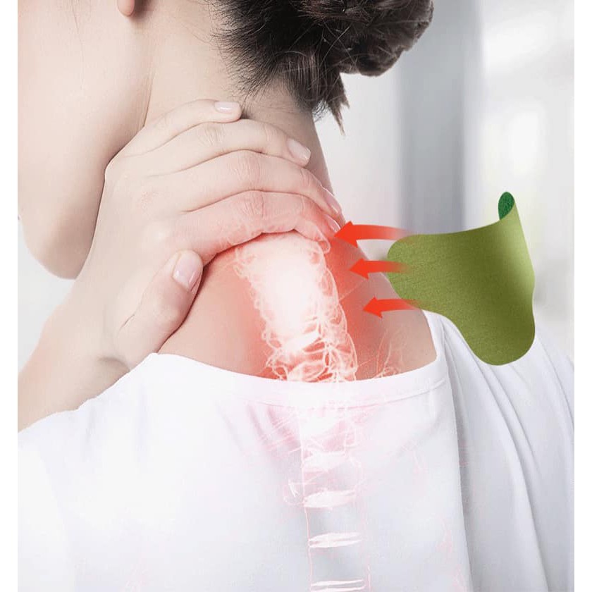 [HCM]Hộp 12 miếng dán ngải cứu giảm đau cổ vai gáy giảm nhanh các triệu chứng đau khớp gối đau lưng đau đầu