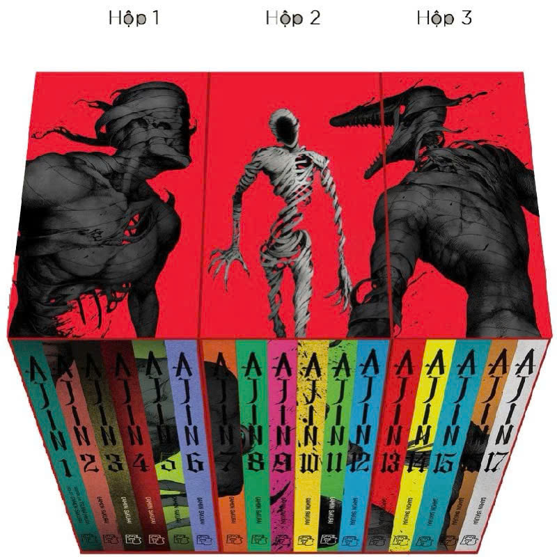Truyện Tranh - Boxset Ajin (1-2-3) (Tập 1-17) - NXB Trẻ