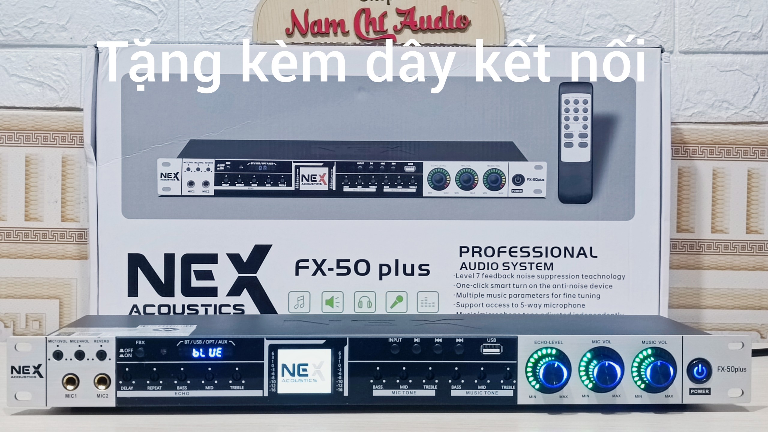 Vang cơ NEX FX50 plus thế hệ mới 2022 chống rú rít tốt  tăng cường bas  treble giúp dàn karaoke nghe