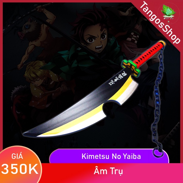 [ TẶNG QUÀ + FREESHIP ] Mô hình Kiếm Gỗ Kimetsu No Yaiba Viêm Trụ - Rengoku - Kiếm Thanh Gươm Diệt Q