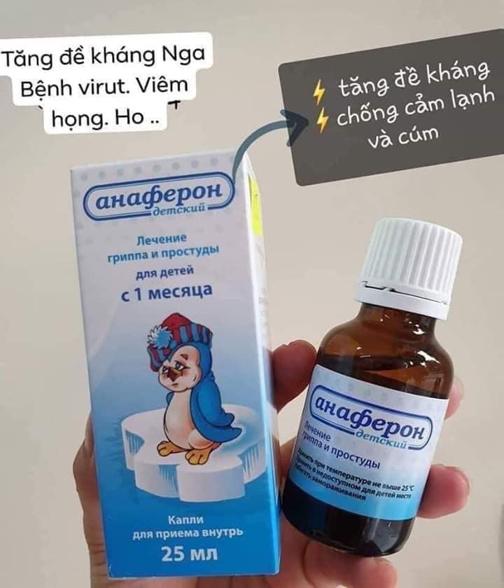 siro tăng đề kháng chim cánh cụt nga
