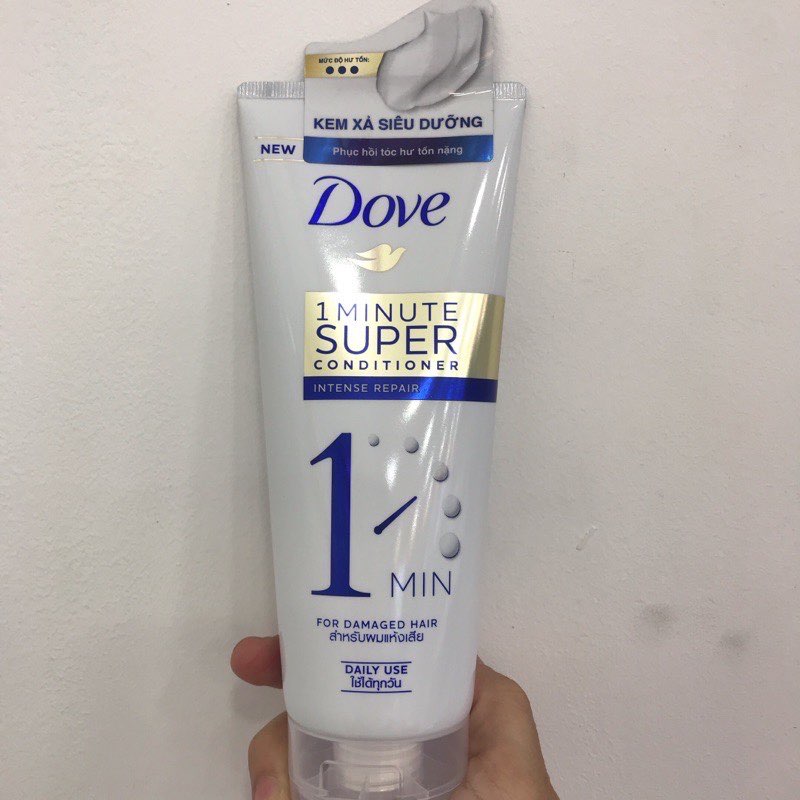 Kem xả Dove phục hồi hư tổn 1 phút siêu dưỡng