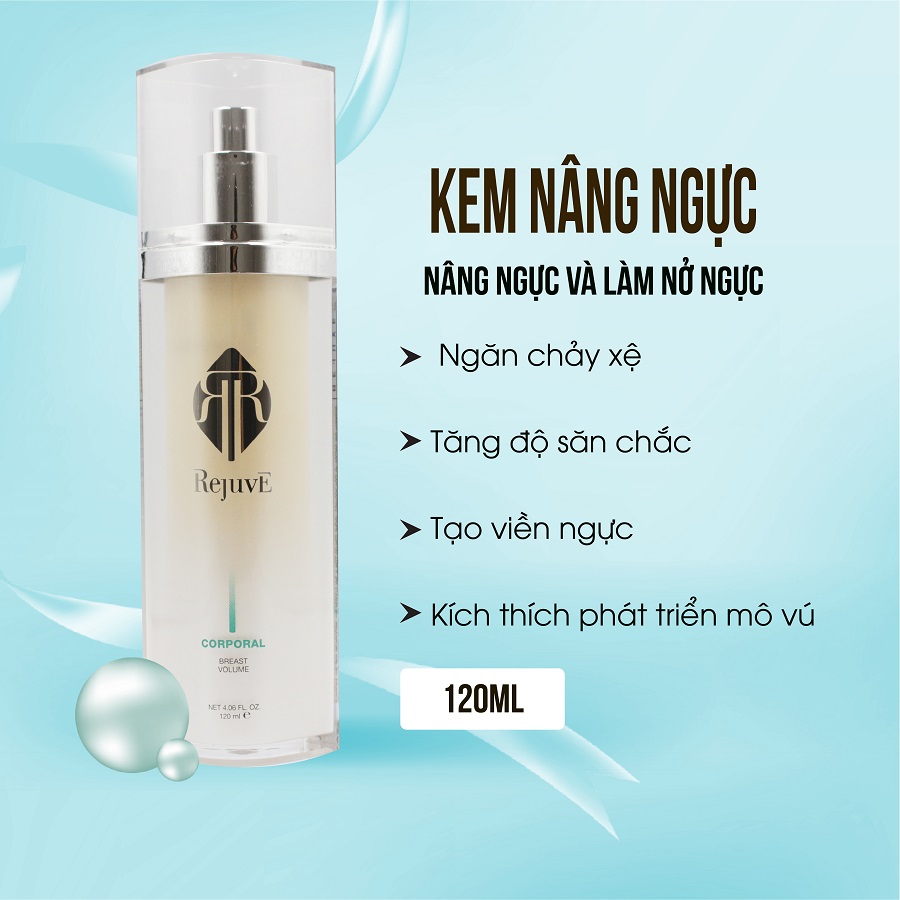 [Hcm]Kem Nâng Ngực Săn Chắc Và Nở Ngực Rejuve Corporal Breast Volume (120Ml)