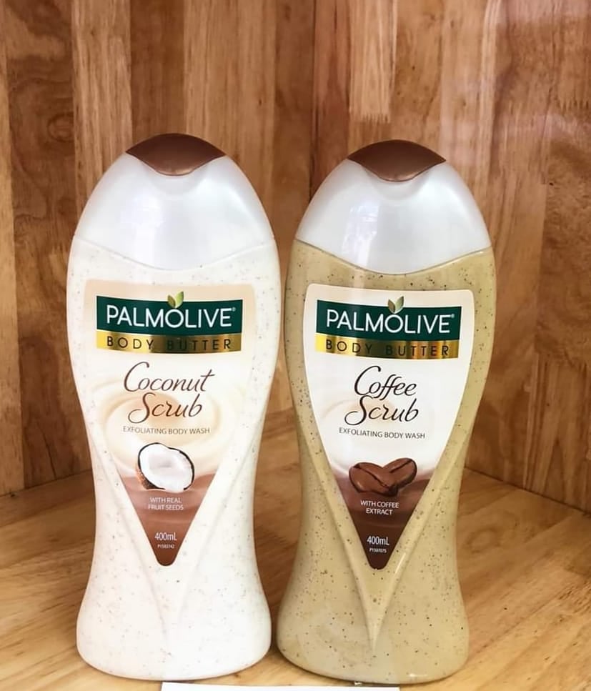 Sữa Tắm Tẩy Tế Bào Chết Palmolive Body Butter Coffee Scrub 400Ml