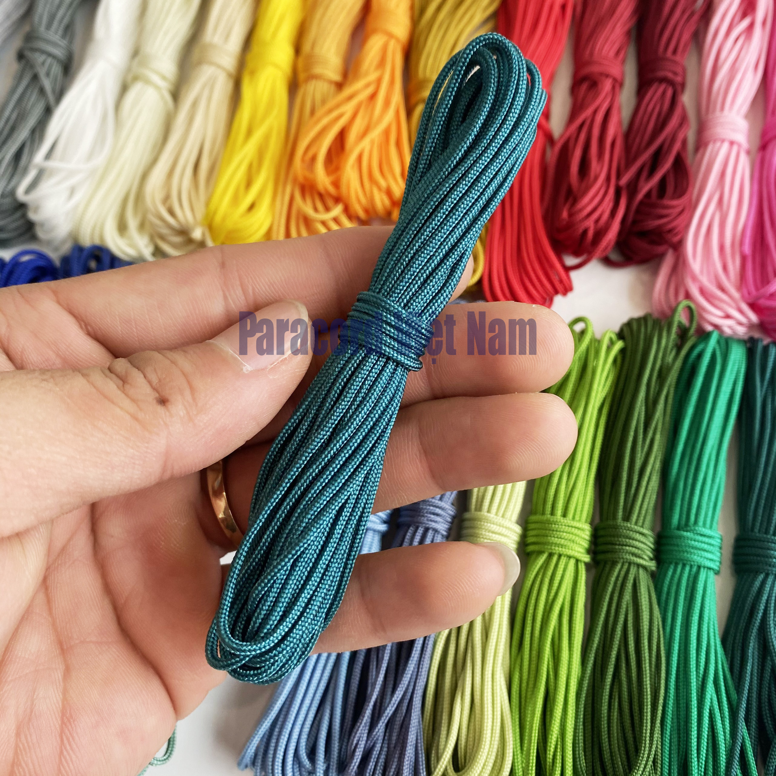 Dây Dù 1mm - 15mm Đan Vòng Tay - Cuộn 45m