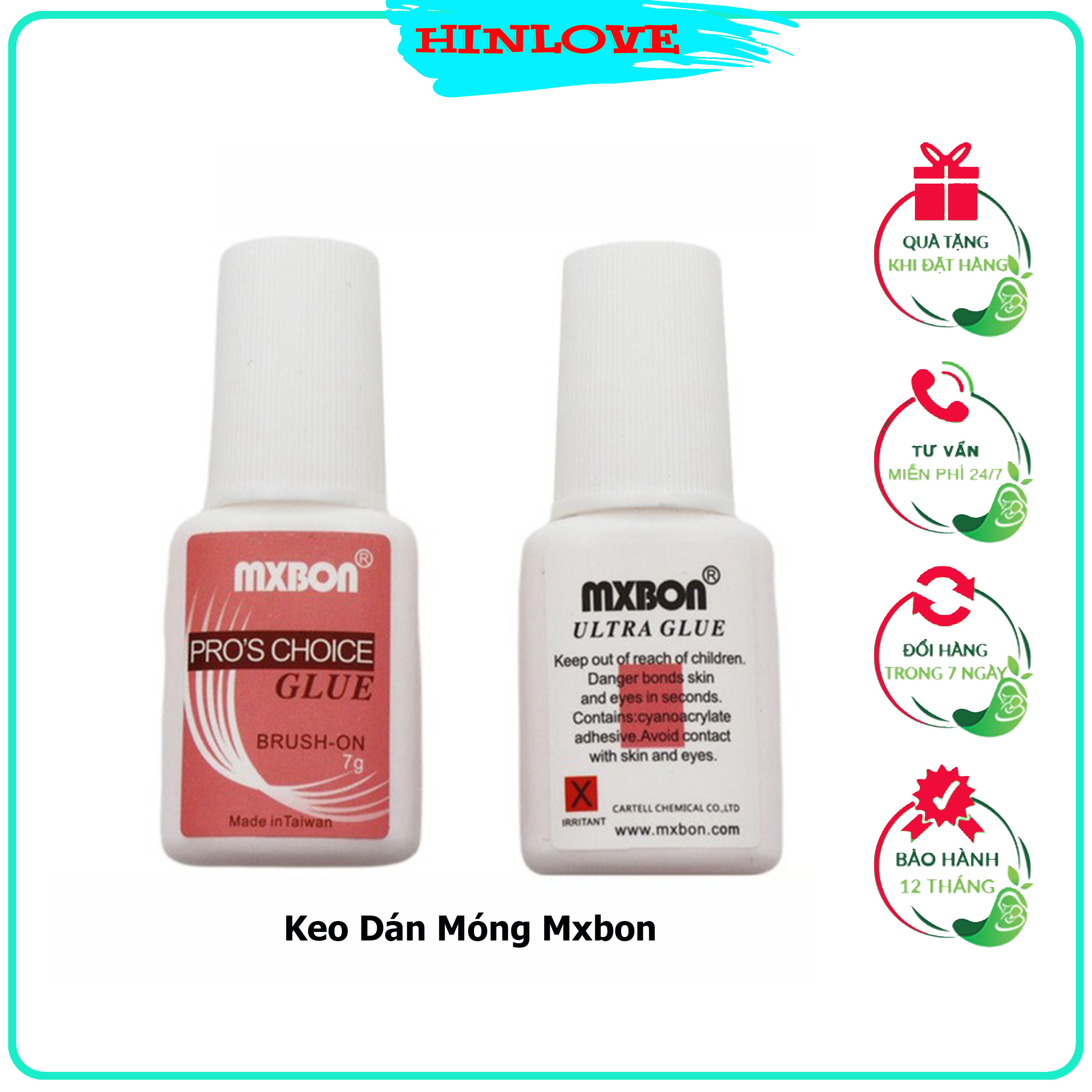 Keo dán móng giả mxbon hàng cao cấp - dính móng siêu chắc