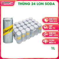 (Hỏa tốc HCM) Thùng 24 Lon SODA SCHWEPPES 330ML