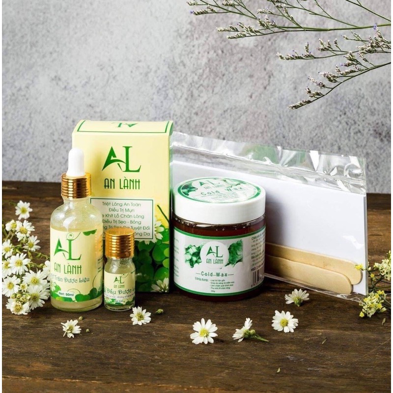 Combo Wax Lông  Mỡ & Trăn An Lành