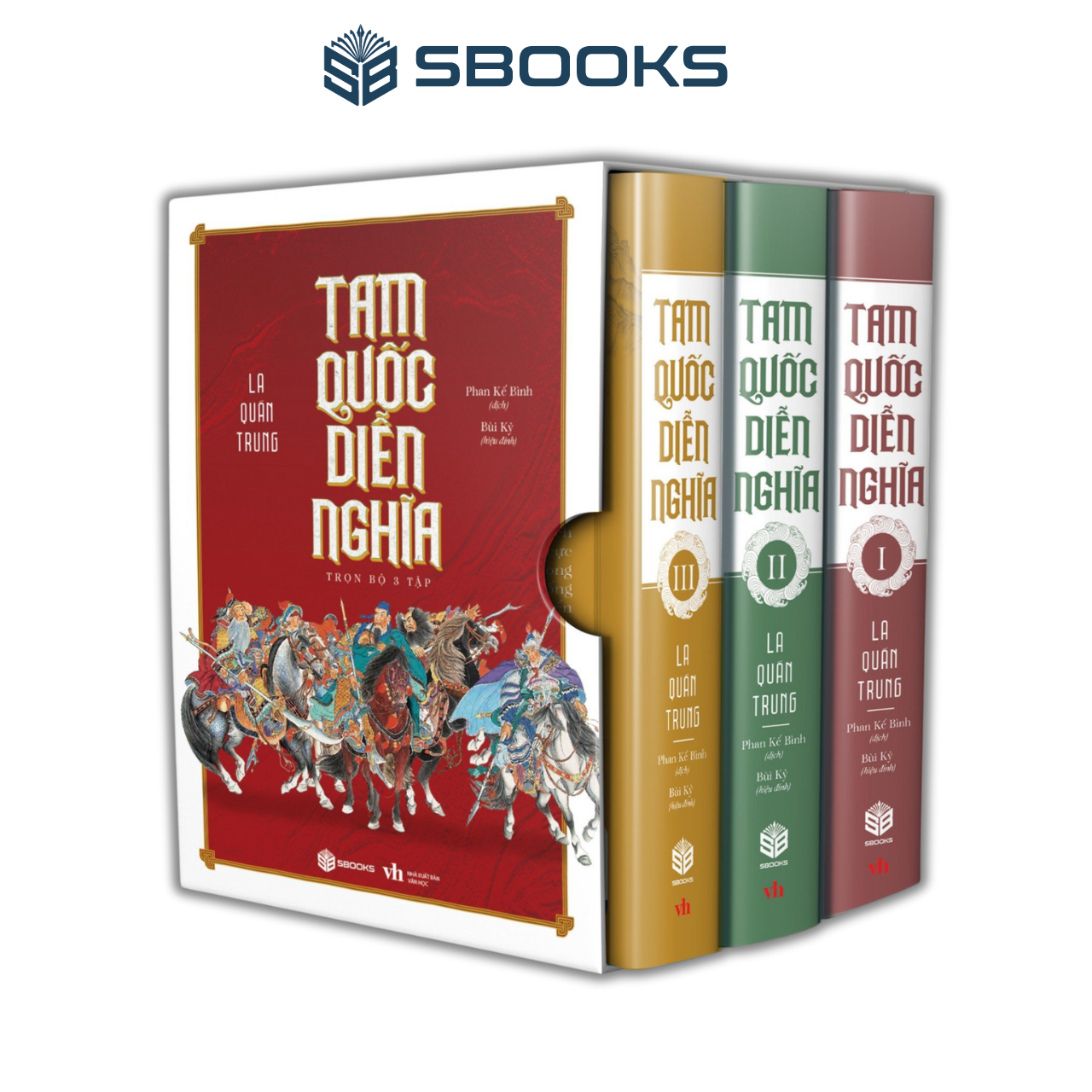 Sách - Tam Quốc Diễn Nghĩa (Full BoxSet) - SBOOKS