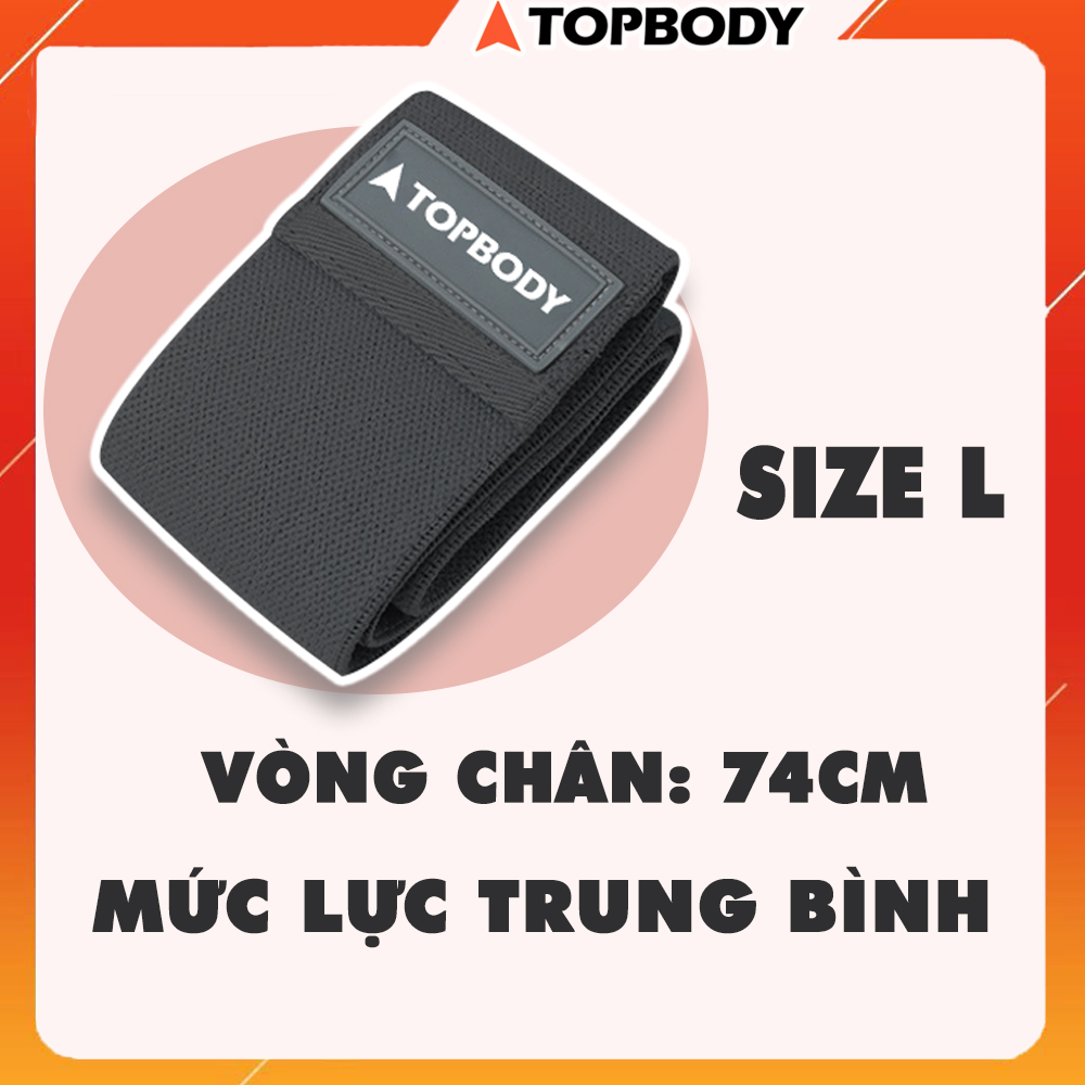 Dây Đàn Hồi Kháng Lực Tập Mông Miniband  Dây MiniBand Siêu Bền TOPBODY - T2 - BAKLU01