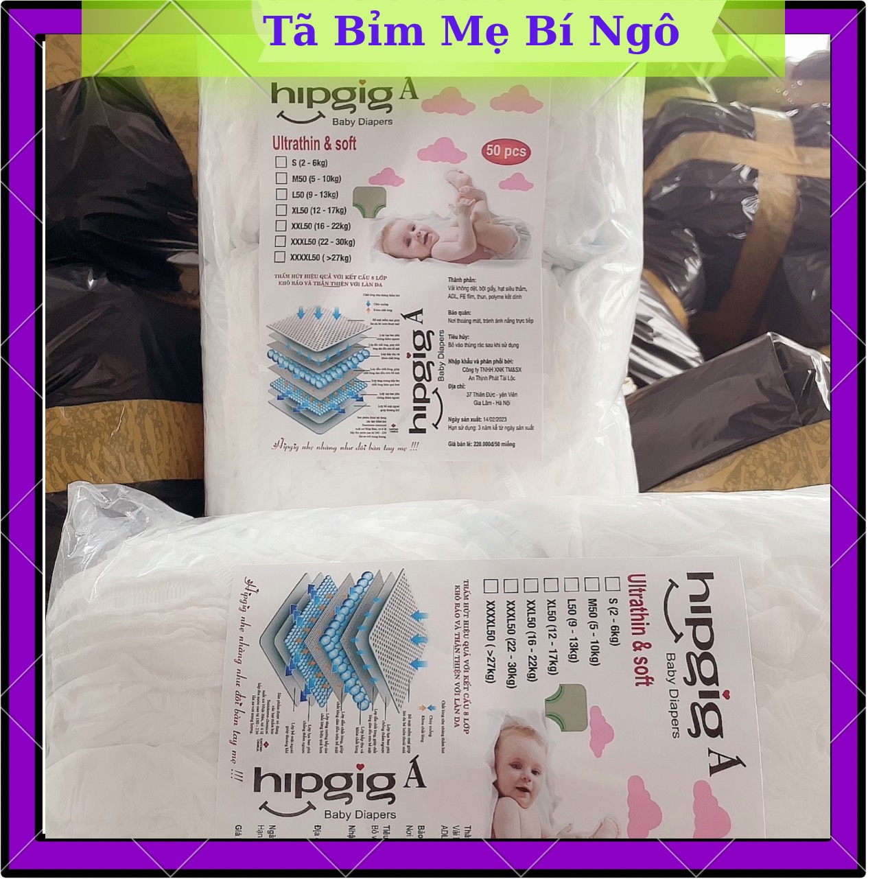 [ CHỈ ĐI ĐƠN SỐ LƯỢNG 1] Tã bỉm quần hipgig a 150 miếng hàng xuất Nhật bỉm mềm mỏng thấm hút tốt mẫu